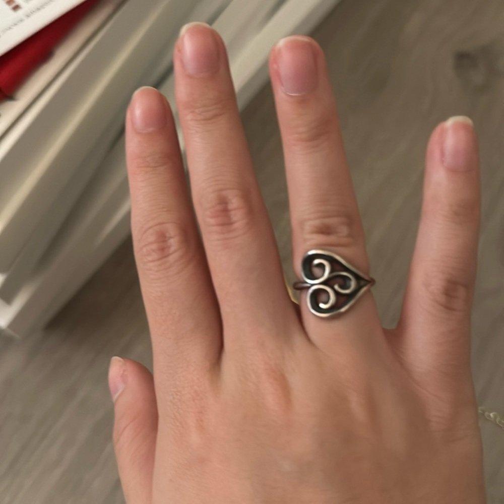James Avery heart ring